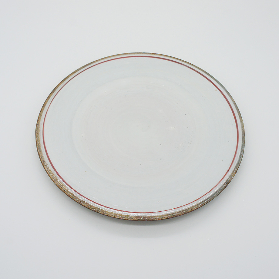 Bread and Rice - Line pottery plate (M)